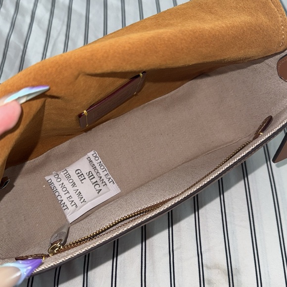 Coach Braided Trim Mixed Leather with Suede Flap Soft Tabby Shoulder Bag NWT - Picture 13 of 17